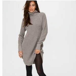 Aritzia Wilfred Bianca Merino Wool Sweater Dress